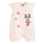 Cool Club, Rampers dziewczęcy, różowy, Kicia Kocia, zestaw, 2 szt.