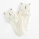 Cool Club, Rękawiczki dziewczęce bez palców, białe