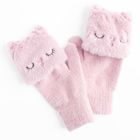 Cool Club, Rękawiczki dziewczęce bez palców, różowe