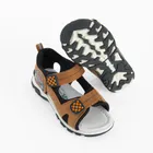 Cool Club, Sandały chłopięce, brązowe, Zdrowa Stopa, Hot Wheels