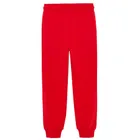 Cool Club, Spodnie dresowe chłopięce, ocieplane, czerwone