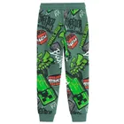 Cool Club, Spodnie dresowe chłopięce, zielone, Minecraft