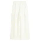 Cool Club, Spodnie dresowe dziewczęce, wide, ecru