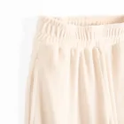 Cool Club, Spodnie dresowe dziewczęce, wide leg, welurowe, beżowe