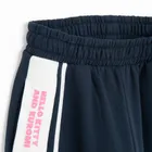 Cool Club, Spodnie dresowe dziewczęce, wide, ocieplane, granatowe, Hello Kitty and Friends