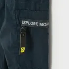 Cool Club, Spodnie materiałowe chłopięce, jogger, ocieplane, granatowe