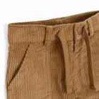 Cool Club, Spodnie materiałowe chłopięce, sztruksowe, brązowe