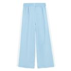 Cool Club, Spodnie materiałowe dziewczęce z lnem, wide, niebieskie