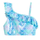 Cool Club, Strój kąpielowy dziewczęcy dwuczęściowy, UV 50, niebieski