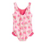 Cool Club, Strój kąpielowy dziewczęcy jednoczęściowy, UV 50, różowy