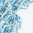 Cool Club, Sukienka dziewczęca bez rękawów, biało-niebieska