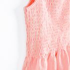 Cool Club, Sukienka dziewczęca na ramiączka, prążkowana, różowa