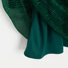 Cool Club, Sukienka dziewczęca z długim rękawem, ciemnozielona