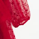 Cool Club, Sukienka dziewczęca z długim rękawem, czerwona