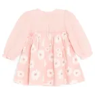 Cool Club, Sukienka dziewczęca z długim rękawem, muślinowa, różowa
