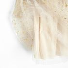 Cool Club, Sukienka dziewczęca z długim rękawem, złota