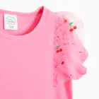 Cool Club, Sukienka dziewczęca z krótkim rękawem, różowa