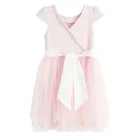 Cool Club, Sukienka dziewczęca z krótkim rękawem, różowa