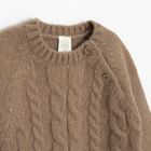 Cool Club, Sweter chłopięcy, brązowy