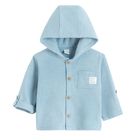 Cool Club, Sweter chłopięcy z kapturem, rozpinany, niebieski