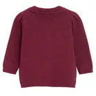 Cool Club, Sweter dziewczęcy, rozpinany, bordowy