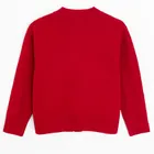 Cool Club, Sweter dziewczęcy, rozpinany, czerwony