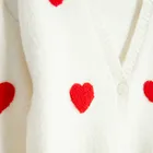 Cool Club, Sweter dziewczęcy, rozpinany, ecru