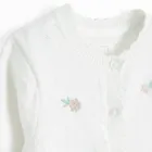 Cool Club, Sweter dziewczęcy, rozpinany, ecru