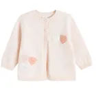 Cool Club, Sweter dziewczęcy, rozpinany, różowy