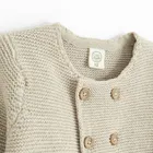 Cool Club, Sweter niemowlęcy, rozpinany, beżowy