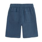 Cool Club, Szorty chłopięce z lnem, relaxed, granatowe