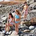 Cool Club, Szorty kąpielowe chłopięce, UV 50, brzoskwiniowe, Spider-Man