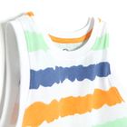 Cool Club, T-shirt chłopięcy bez rękawów, biały