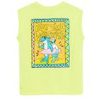 Cool Club, T-shirt chłopięcy bez rękawów, żółty