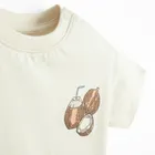 Cool Club, T-shirt chłopięcy, beżowy