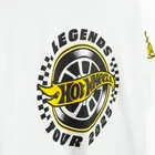 Cool Club, T-shirt chłopięcy, biały, Hot Wheels