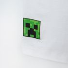 Cool Club, T-shirt chłopięcy, czarno-biały, Minecraft