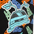 Cool Club, T-shirt chłopięcy, czarny, Back to the Future