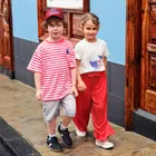 Cool Club, T-shirt chłopięcy, czerwono-biały