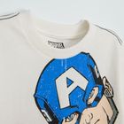 Cool Club, T-shirt chłopięcy, ecru, Marvel Super Heroes