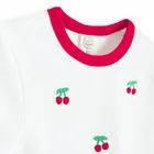 Cool Club, T-shirt dziewczęcy, ażurowy, biały