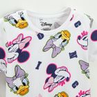 Cool Club, T-shirt dziewczęcy, biały, Myszka Minnie