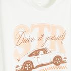 Cool Club, T-shirt dziewczęcy, crop top, biały