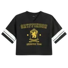 Cool Club, T-shirt dziewczęcy, crop top, czarny, Harry Potter