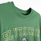 Cool Club, T-shirt dziewczęcy, crop top, zielony, Harry Potter