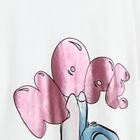 Cool Club, T-shirt dziewczęcy, oversize, biały, Lilo i Stitch