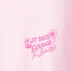 Cool Club, T-shirt dziewczęcy, oversize, różowy