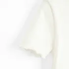 Cool Club, T-shirt dziewczęcy, prążkowany, biały