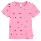 Cool Club, T-shirt dziewczęcy, prążkowany, mix, zestaw, 2 szt.