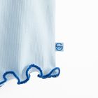 Cool Club, T-shirt dziewczęcy, prążkowany, niebieski